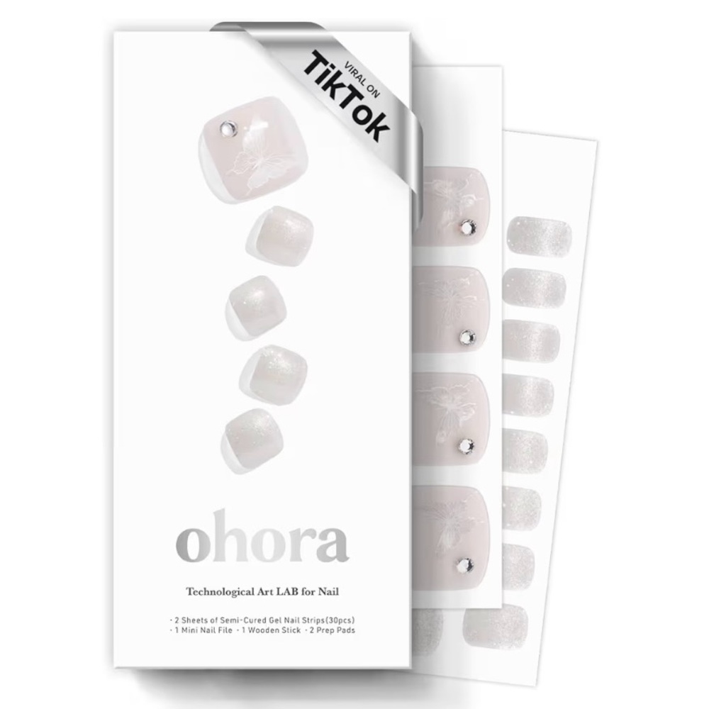 Ohora P Whisperfly Semi Cured Gel Pedicure Toenail Wraps